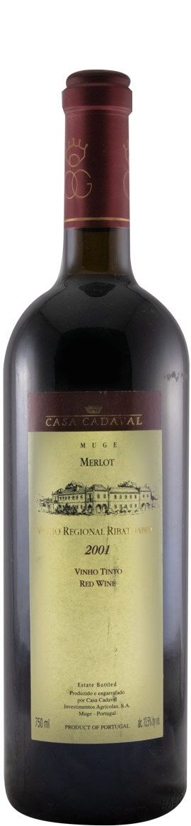 2001 Casa Cadaval Merlot red