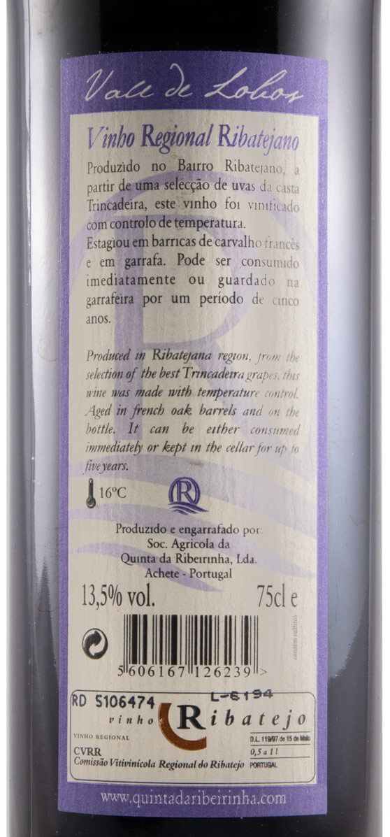2005 Vale de Lobos Trincadeira red