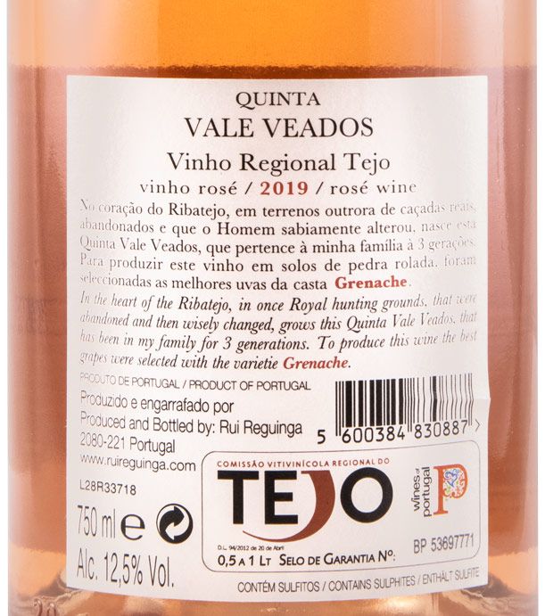 2019 Quinta Vale Veados rosé