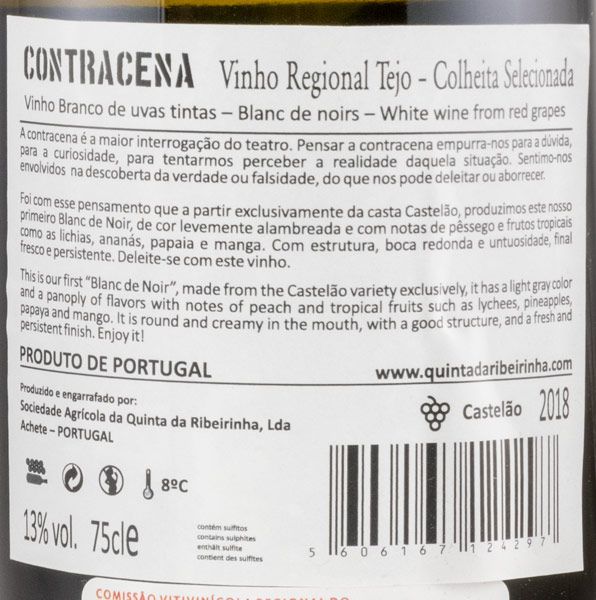 2018 Contracena Blanc de Noirs white