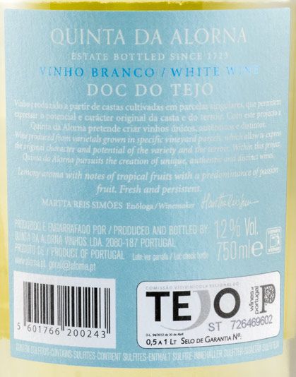 2020 Quinta da Alorna Verdelho branco