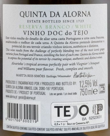 2019 Quinta da Alorna Alvarinho & Viognier white