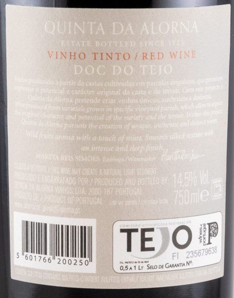 2019 Quinta da Alorna Castelão red