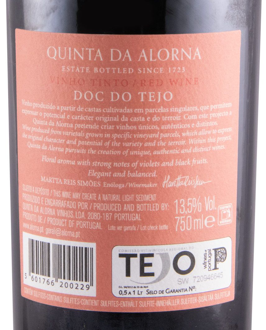 2019 Quinta da Alorna Touriga Nacional tinto