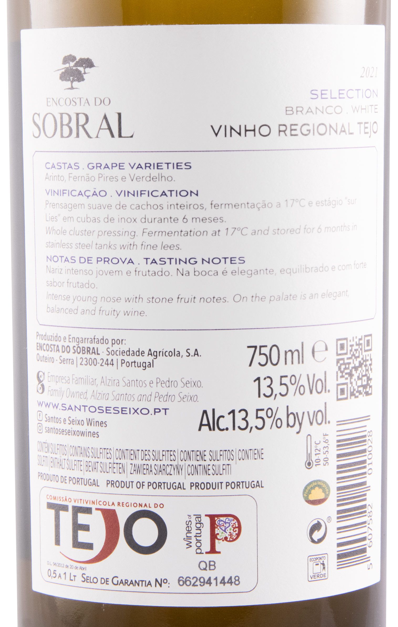 2021 Encosta do Sobral Selection white