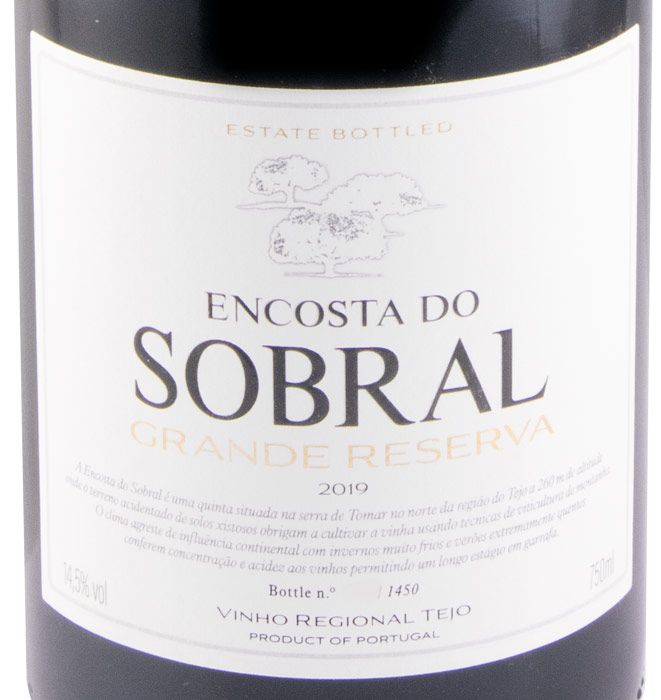 2019 Encosta do Sobral Grande Reserva tinto