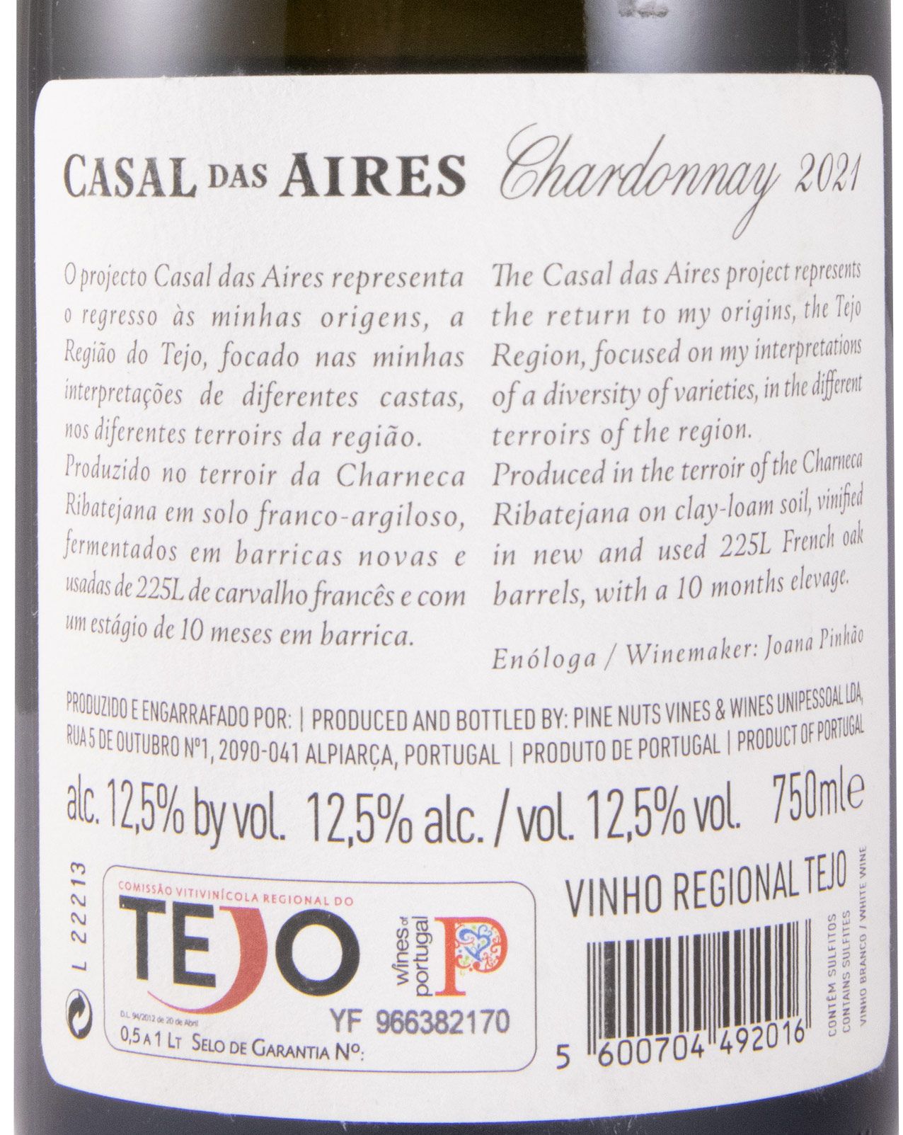 2021 Casal das Aires Chardonnay white