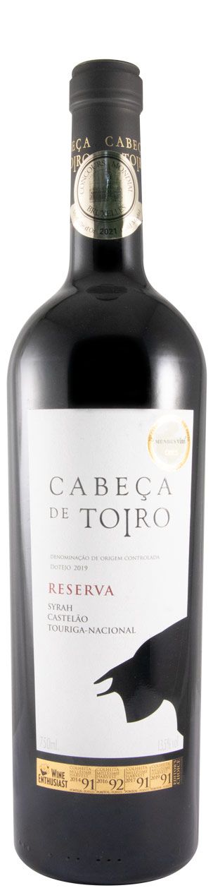 2019 Cabeça de Toiro Reserva red (damaged label)