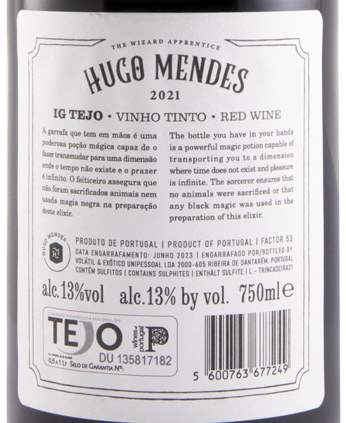 2021 Hugo Mendes Tejo tinto