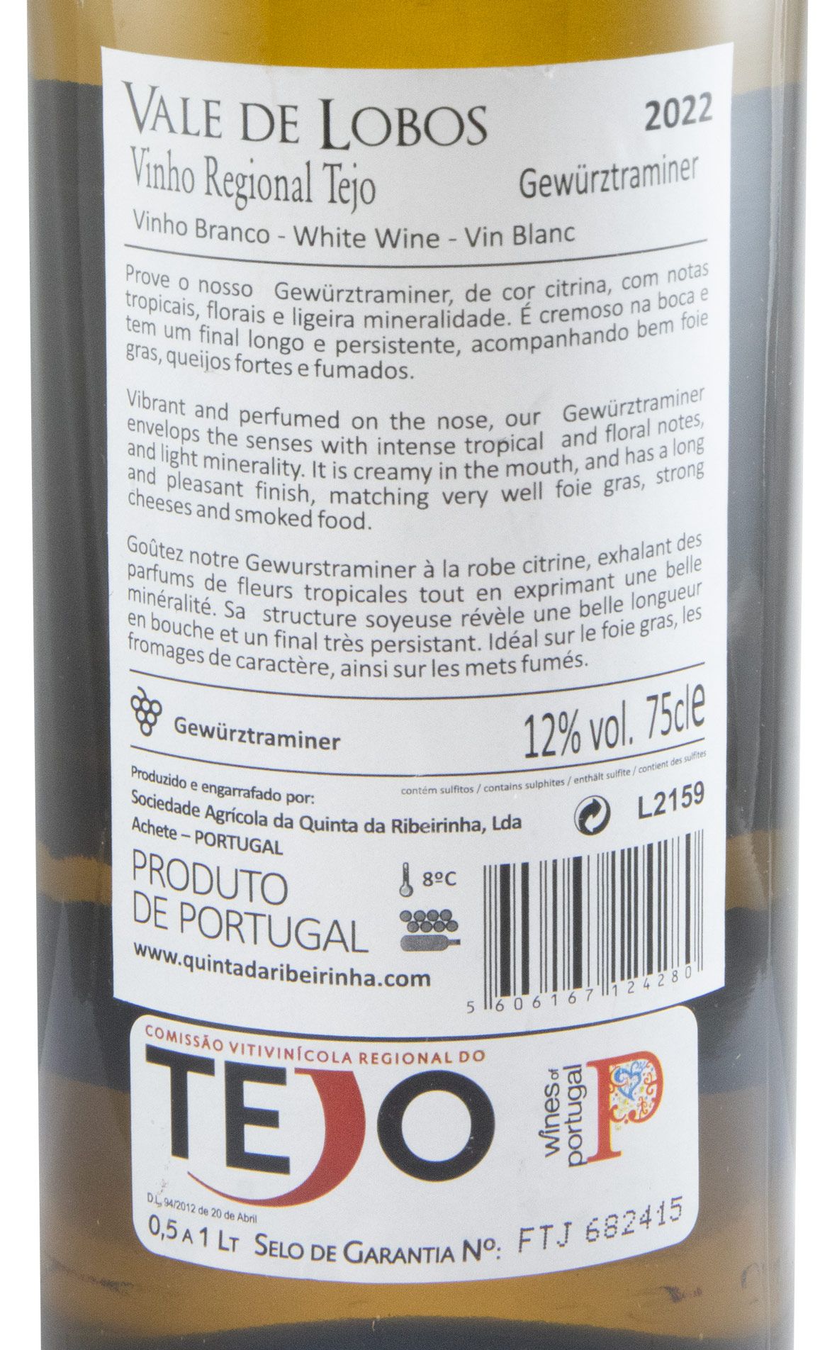 2022 Vale de Lobos Gewürztraminer white