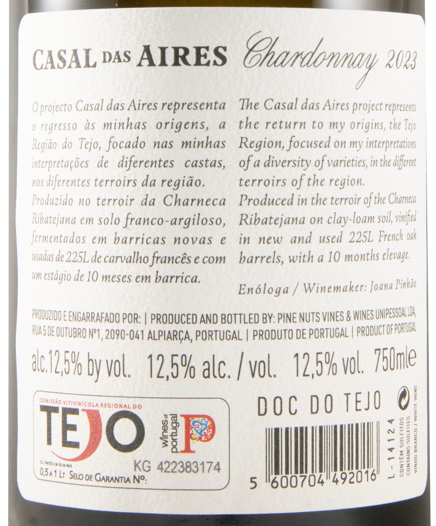 2023 Casal das Aires Chardonnay branco