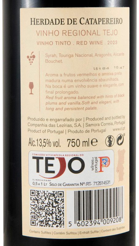 2023 Herdade de Catapereiro red