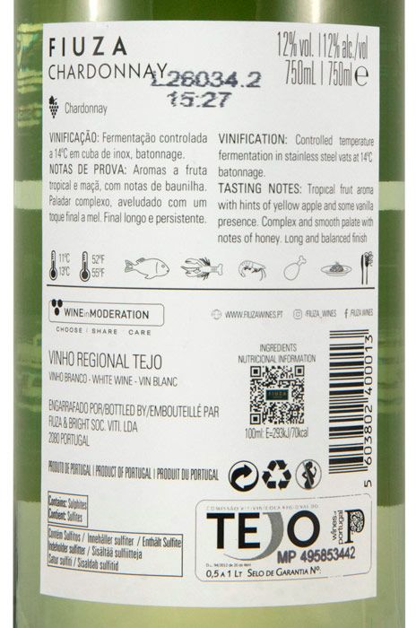 2025 Fiuza Chardonnay branco