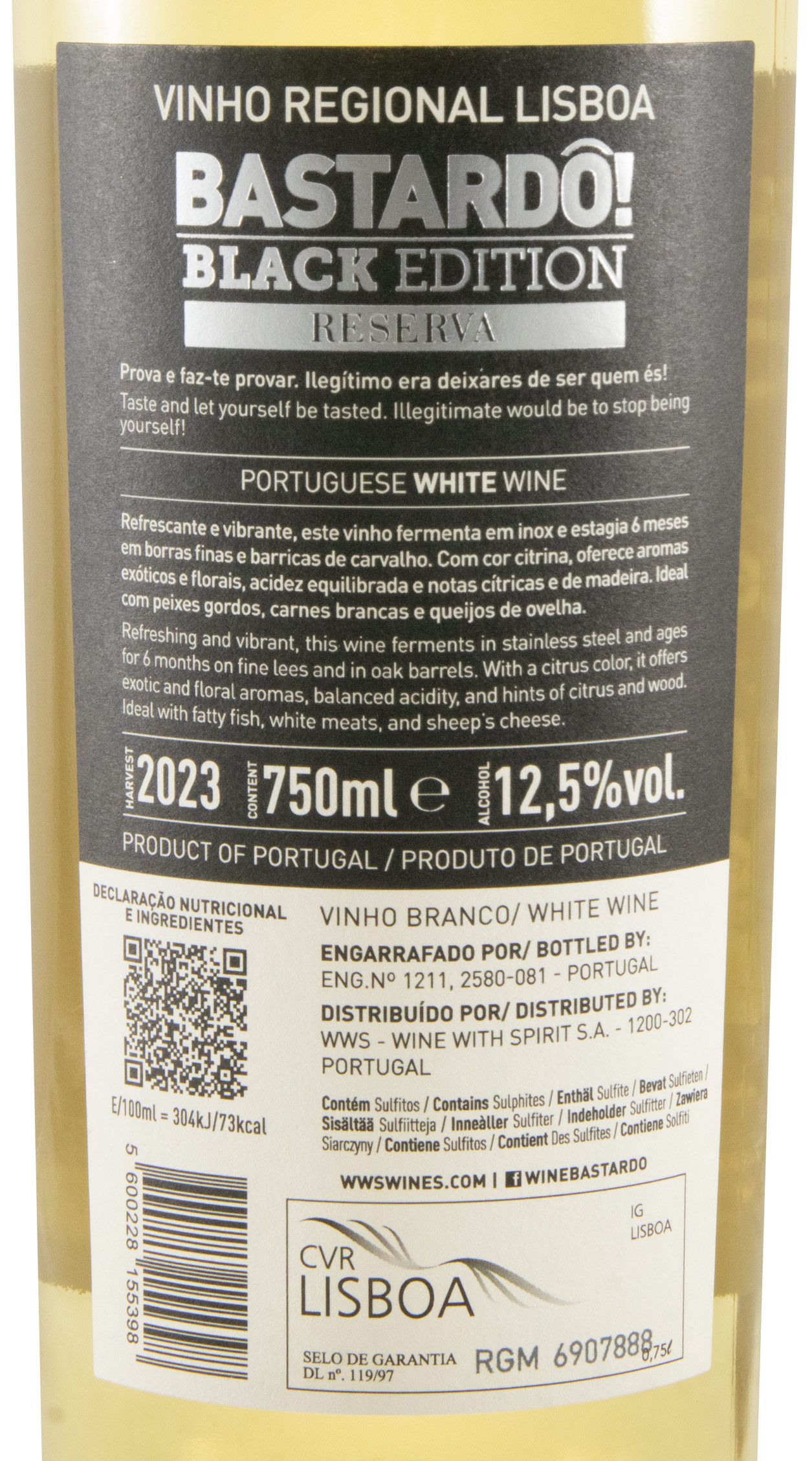2023 Bastardô! Black Edition Reserva white