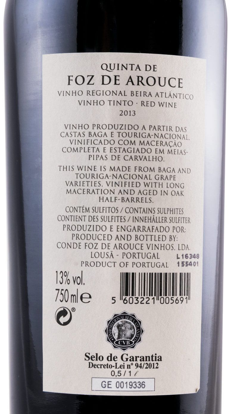 2013 Quinta de Foz de Arouce red