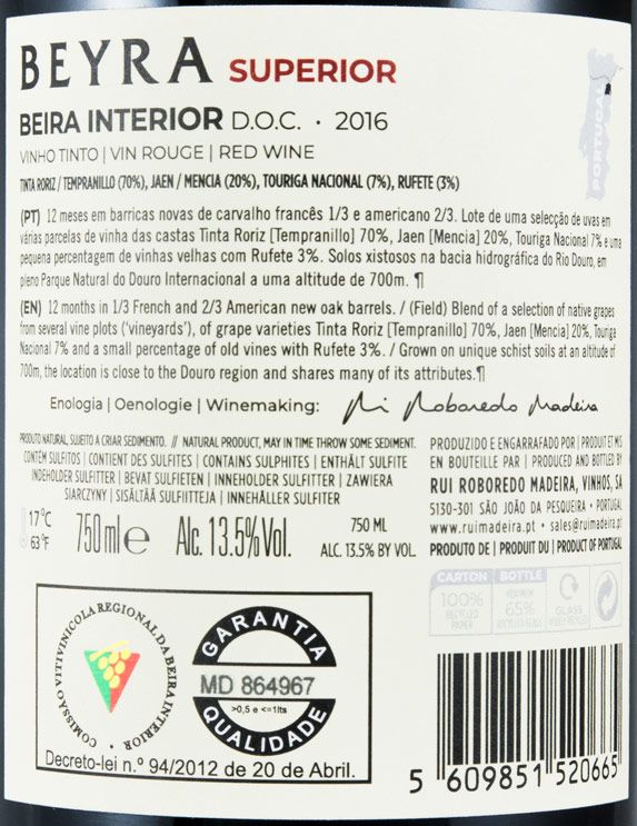 2016 Beyra Superior red