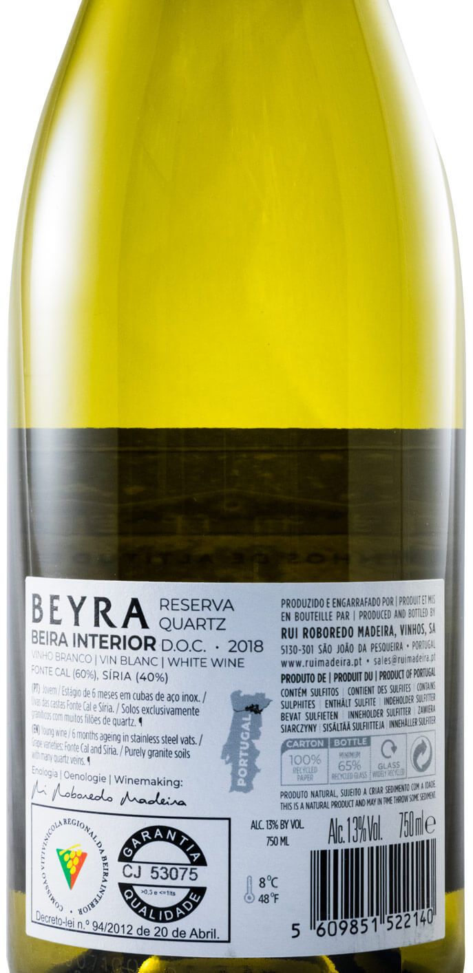 2018 Beyra Reserva Quartz branco