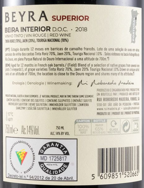 2018 Beyra Superior red