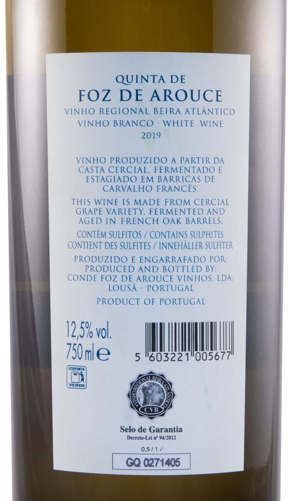 2019 Quinta de Foz de Arouce white