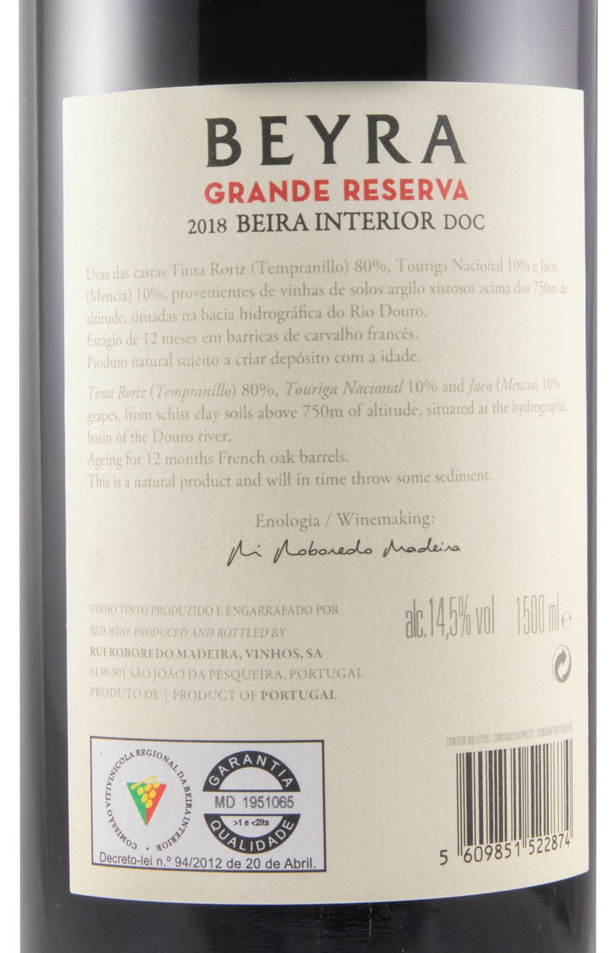 2018 Beyra Grande Reserva tinto 1,5L