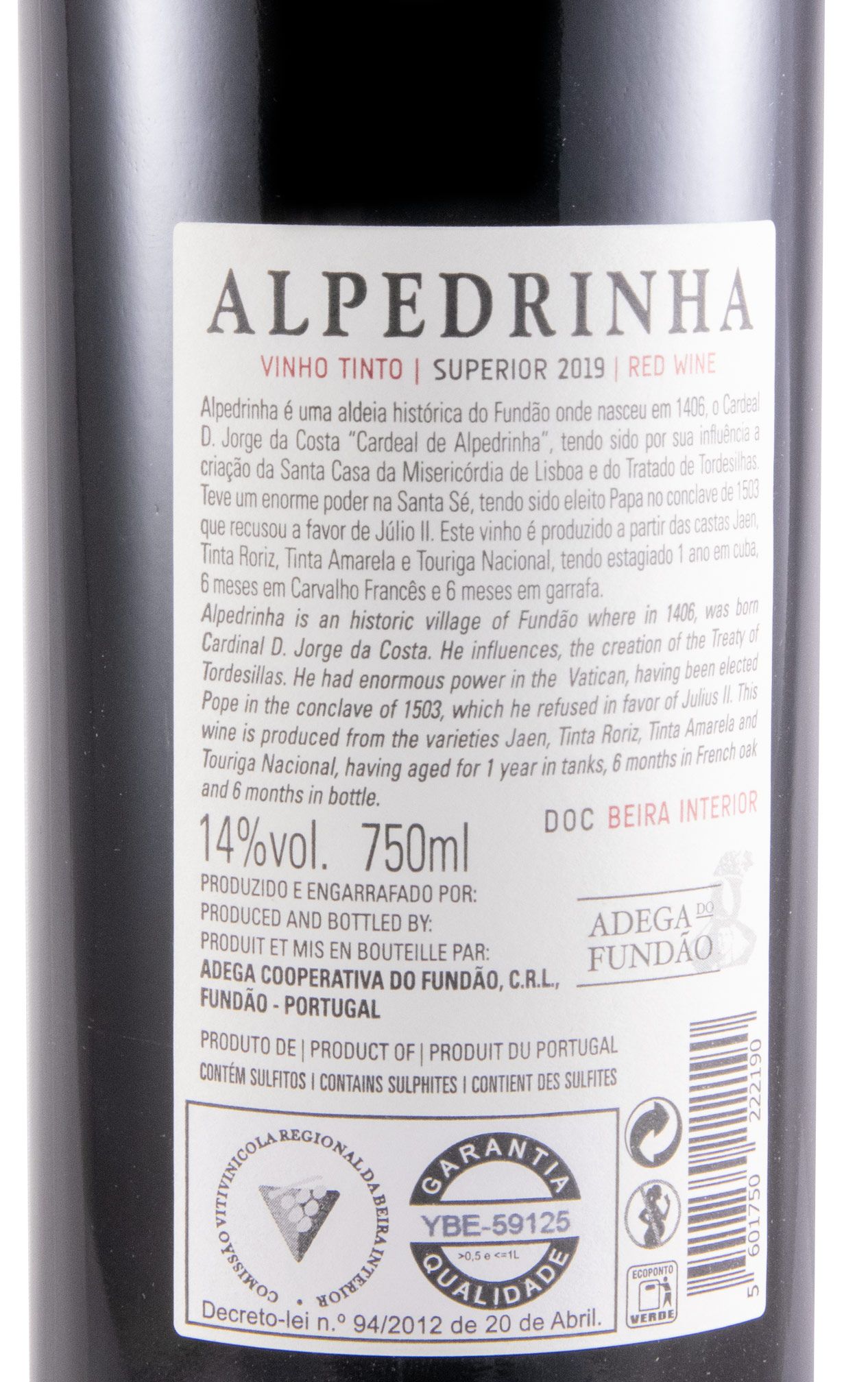 2019 Adega do Fundão Alpedrinha red