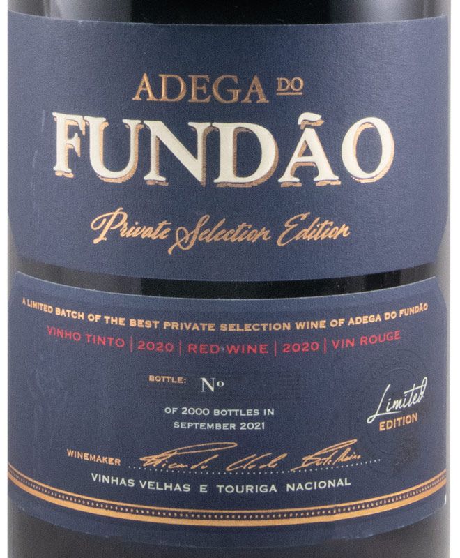 2020 Adega do Fundão Private Selection Vinhas Velhas tinto