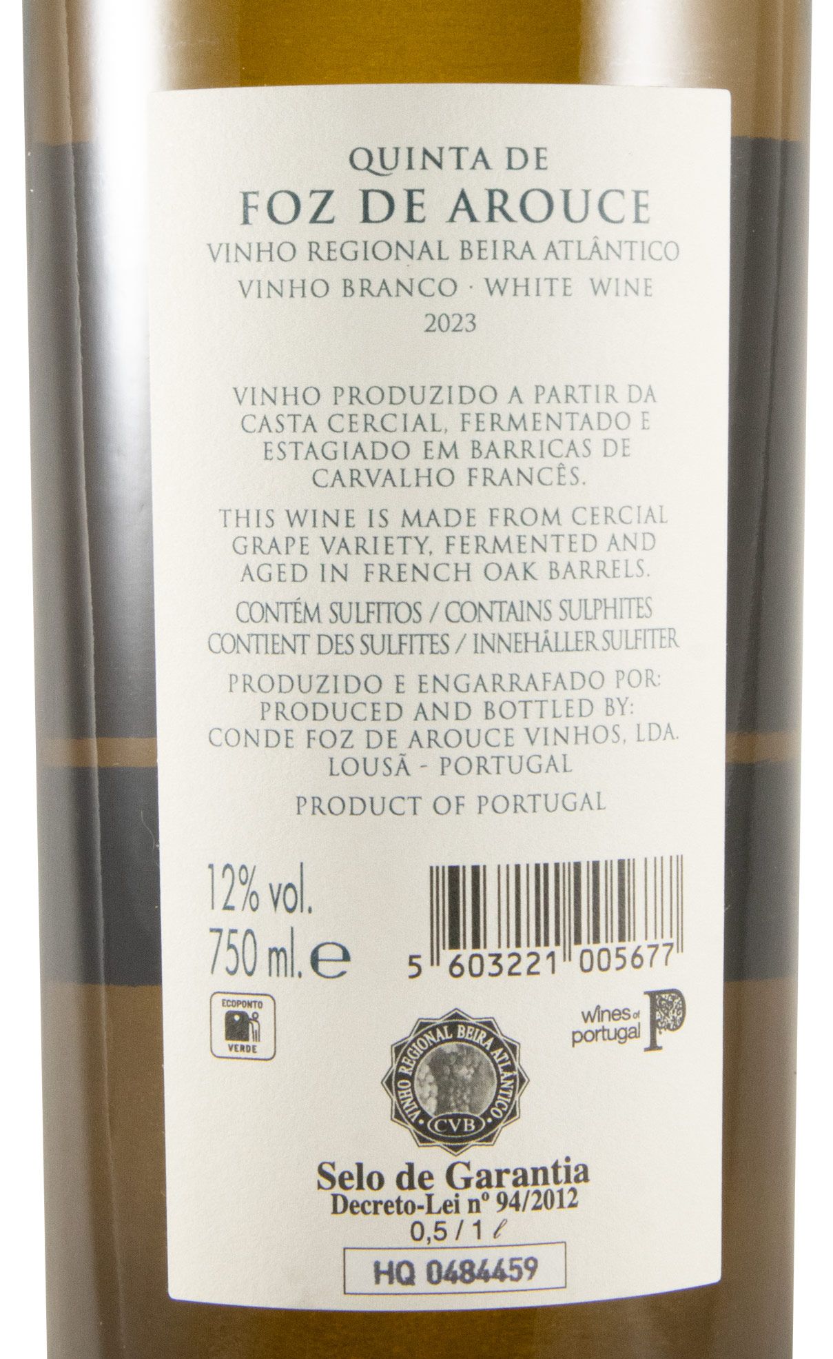 2023 Quinta de Foz de Arouce white