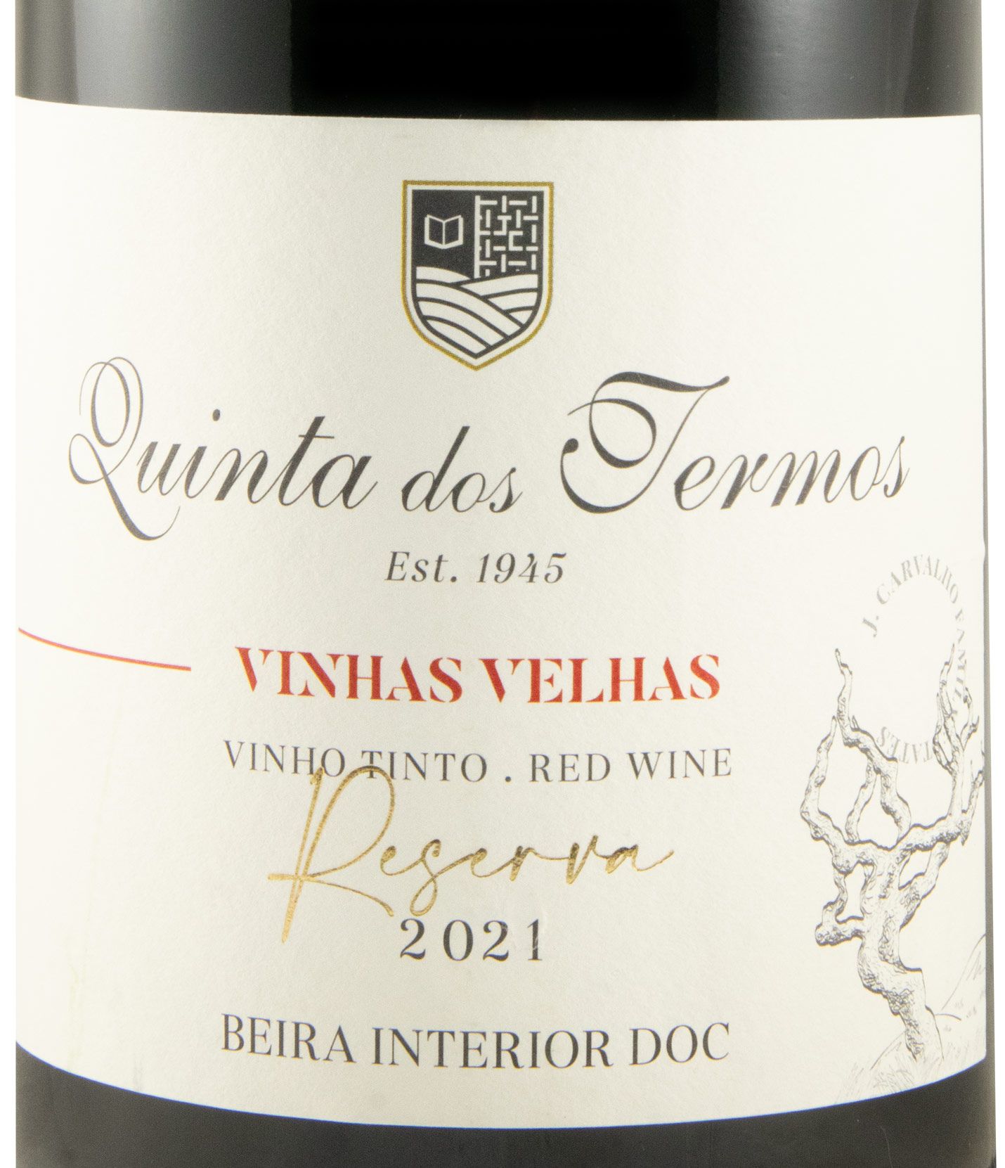 2021 Quinta dos Termos Vinhas Velhas Reserva red
