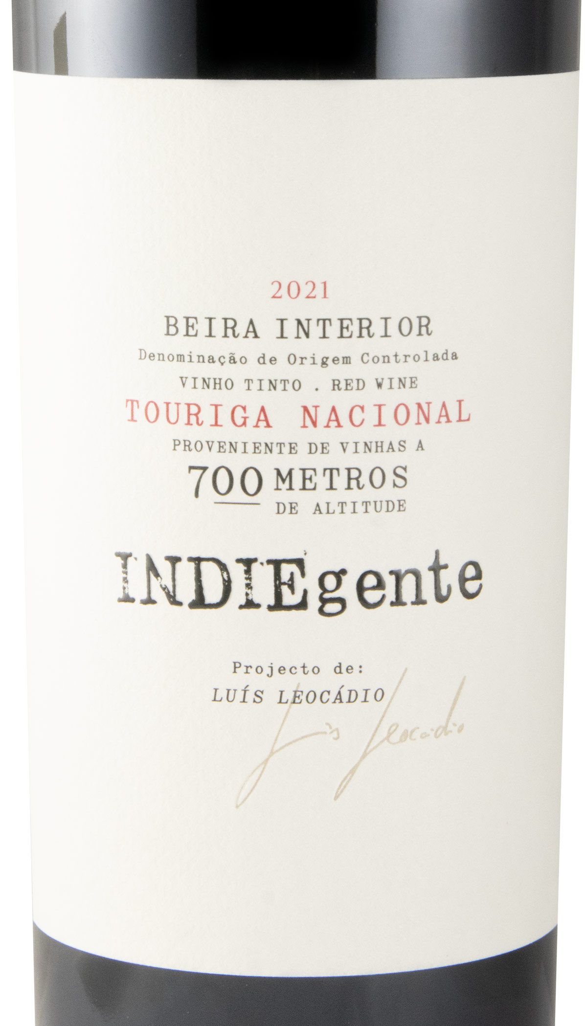 2021 Titan of Beira Interior Indiegente Touriga Nacional red
