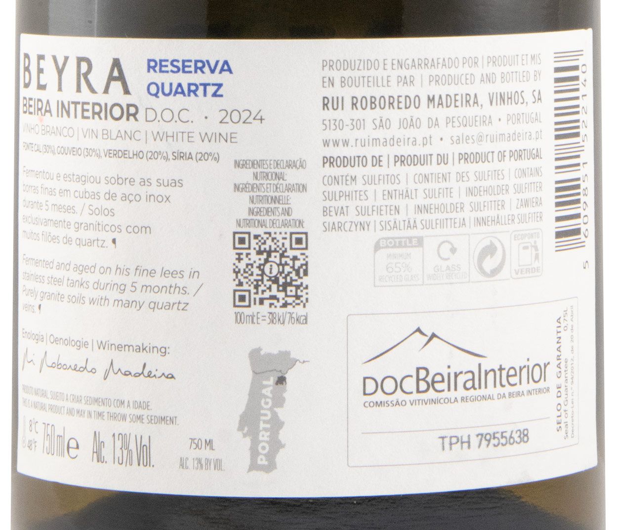 2024 Beyra Quartz Reserva white
