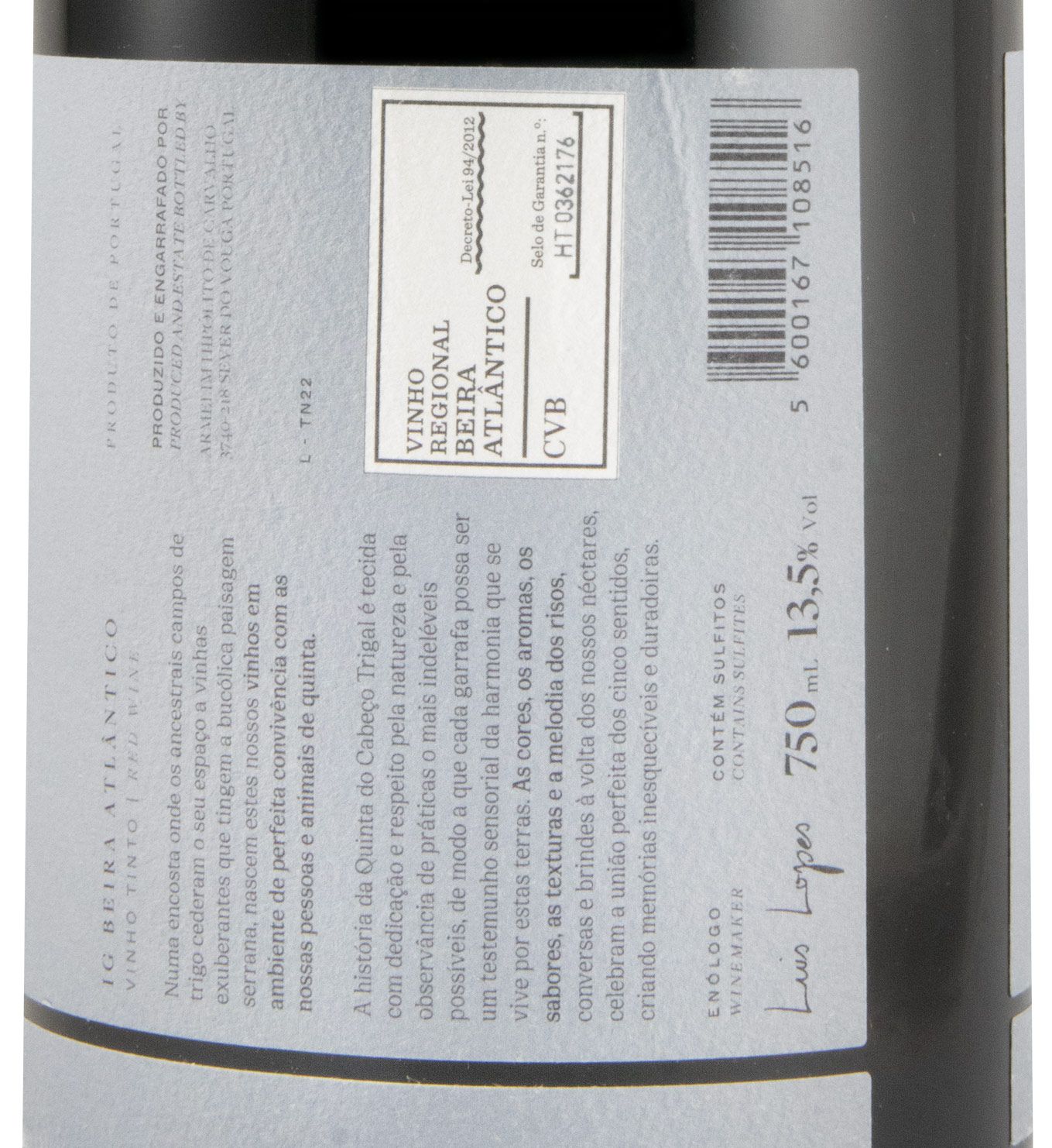 2022 Travo tinto