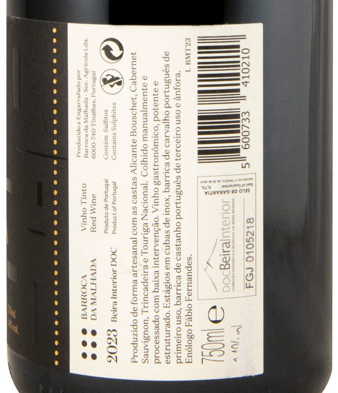2023 Barroca da Malhada tinto