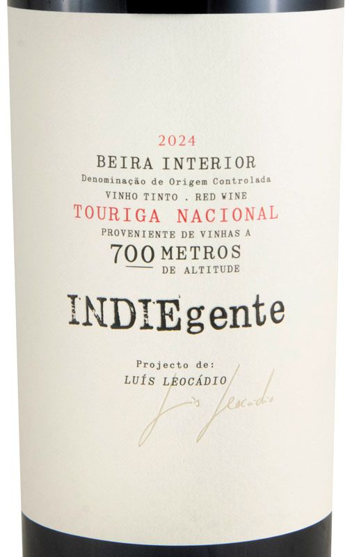 2024 Titan of Beira Interior Indiegente Touriga Nacional red