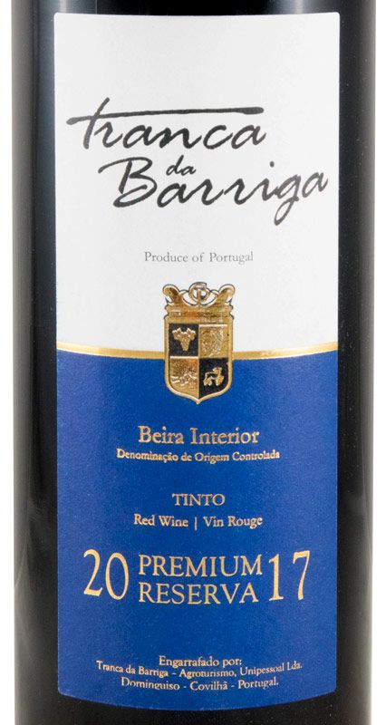 2017 Tranca da Barriga Reserva tinto