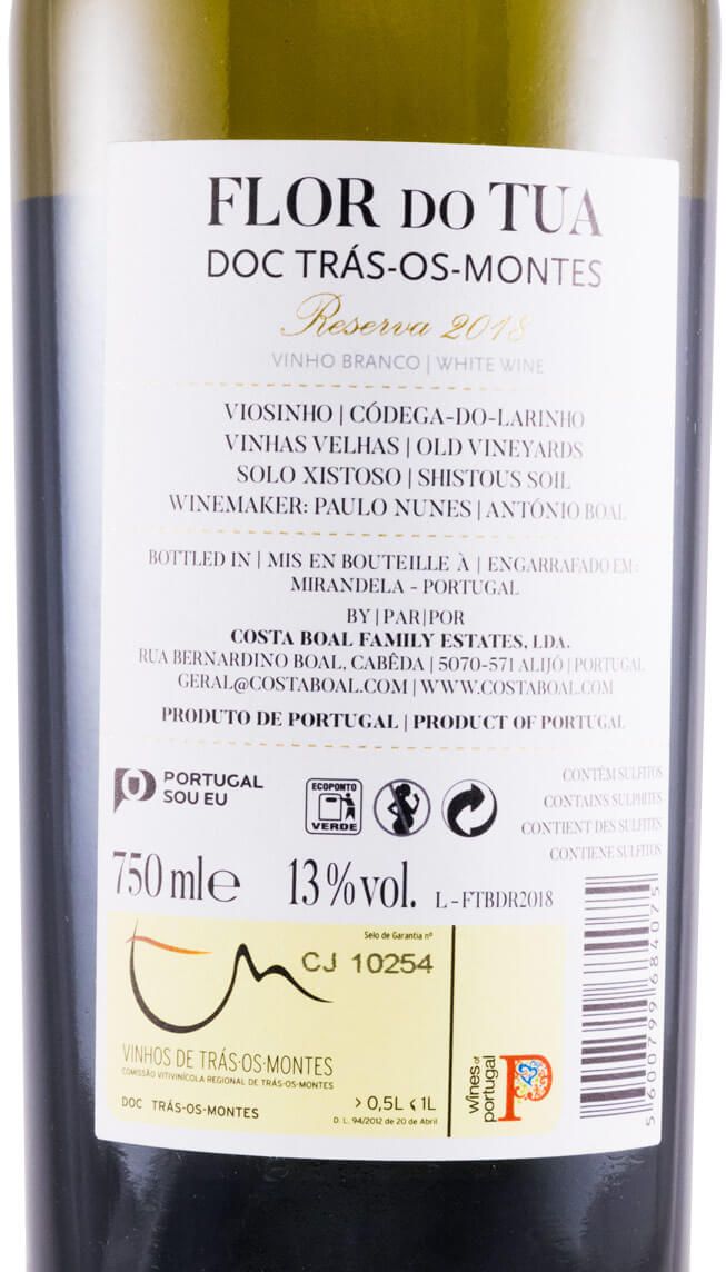 2018 Flor do Tua Reserva white