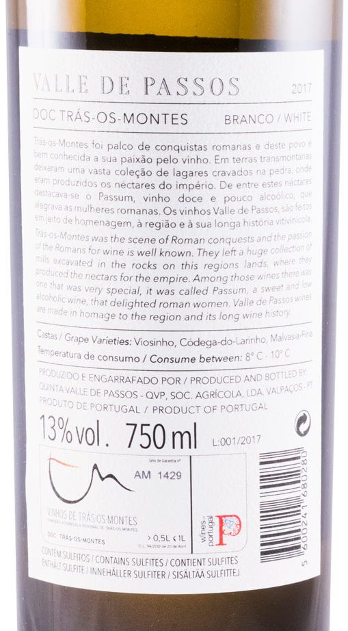 2017 Valle De Passos branco