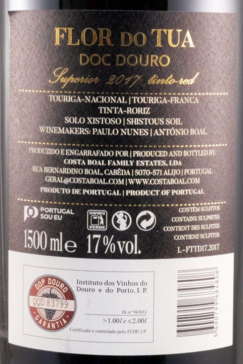 2017 Flor do Tua Superior 17 tinto 1,5L