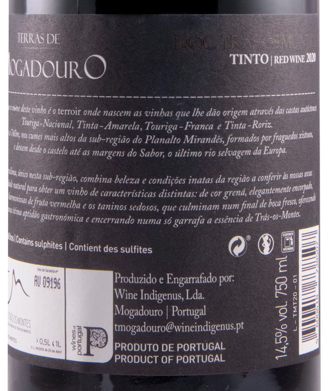 2020 Terras de Mogadouro red