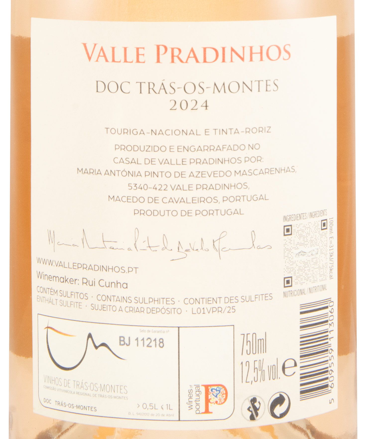 2024 Valle Pradinhos rosé