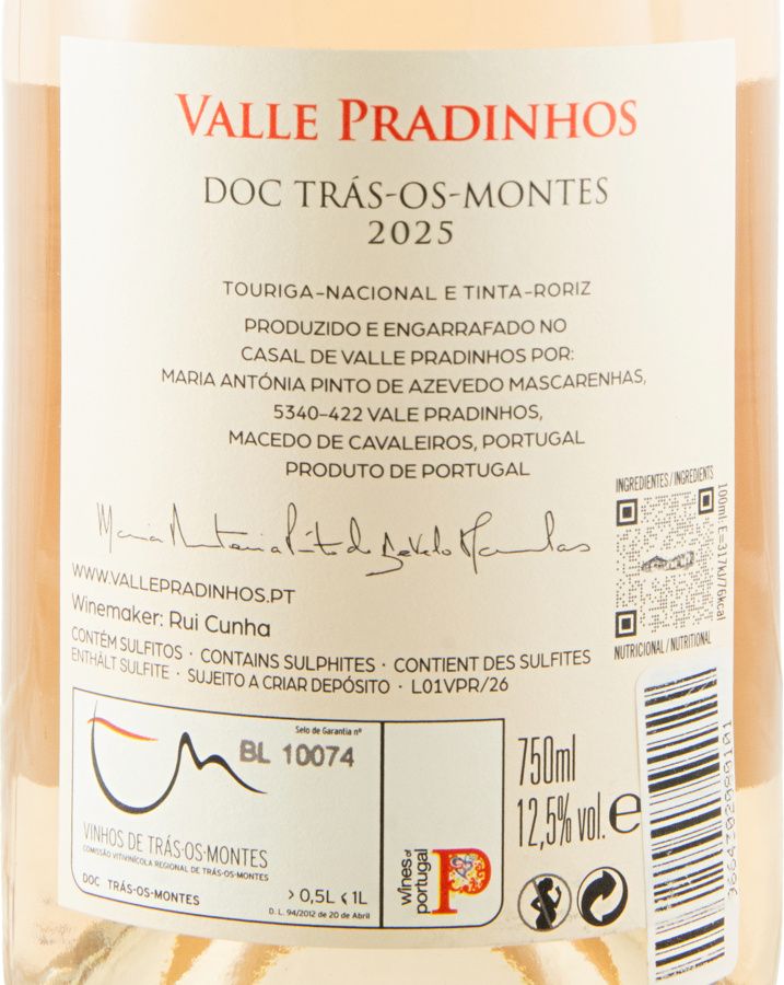 2025 Valle Pradinhos rosé