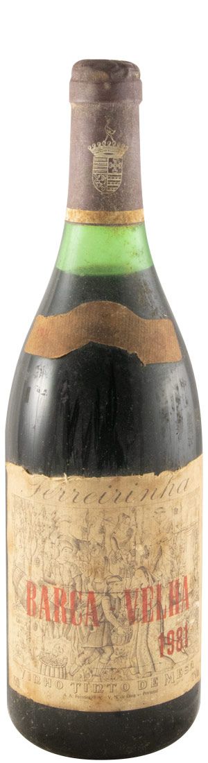 1981 Barca Velha tinto (rótulo danificado)