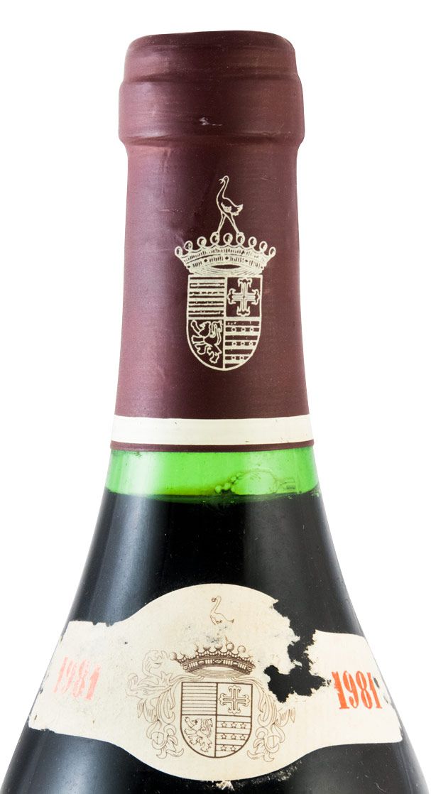 1981 Barca Velha tinto (rótulo danificado)