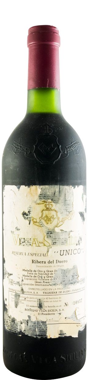 1970 Vega-Sicilia Unico Ribera del Duero tinto (garrafa danificada)