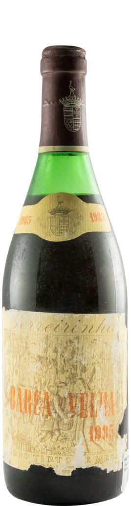 1985 Barca Velha tinto (nível baixo e rótulo danificado)