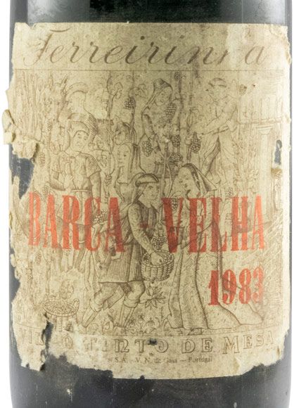 1983 Barca Velha tinto (rótulo danificado)