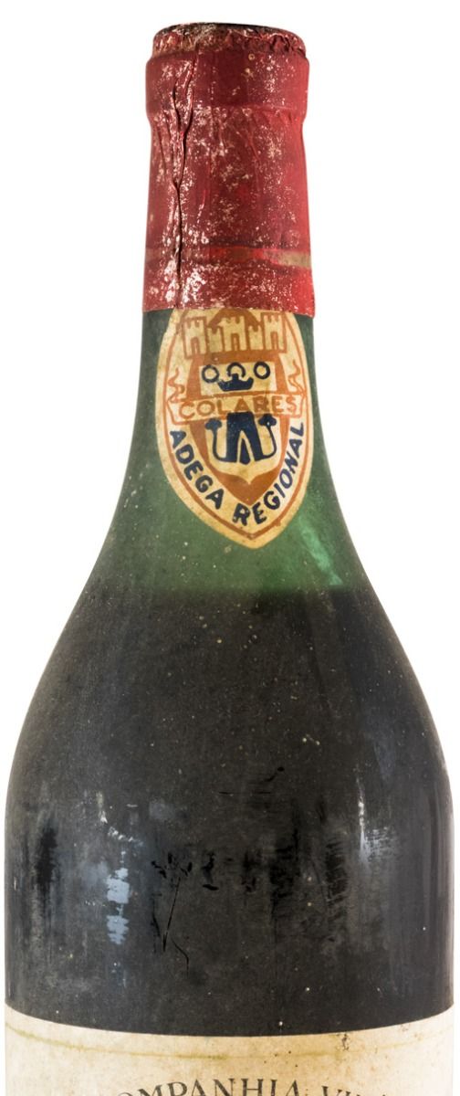 1971 Colares Real Vinícola tinto (rótulo danificado e ano ilegível)