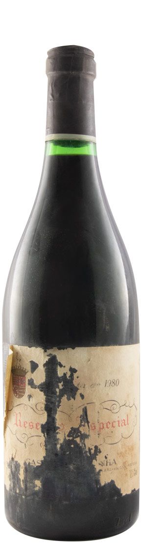 1980 Casa Ferreirinha Reserva Especial tinto (rótulo danificado)