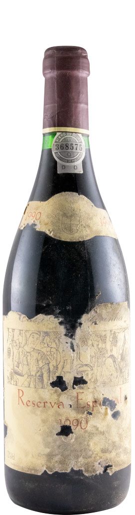 1990 Casa Ferreirinha Reserva Especial tinto (rótulo danificado)