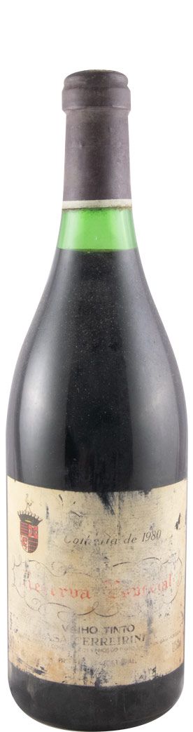 1980 Casa Ferreirinha Reserva Especial tinto (rótulo danificado)
