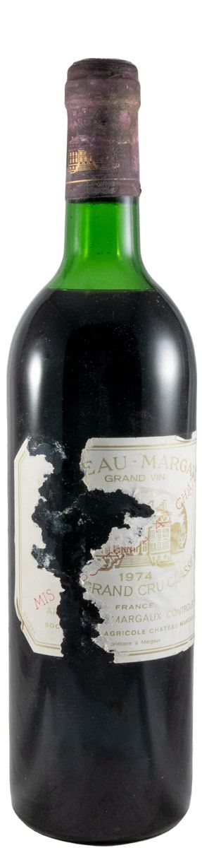 1974 Château Margaux red (damaged label)